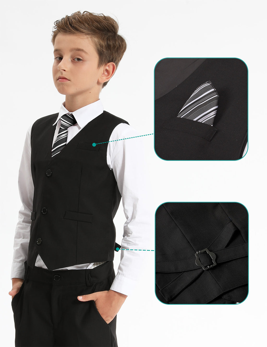Boys 6-Piece Formal Suit